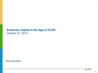 October 21, 2014  Rick Hamilton  1  DISCLAIMER  THE VIEWS EXPRESSED IN THIS  PRESENATATION ARE