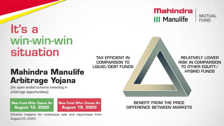mahindra manulife arbitrage yojana mahindra manulife