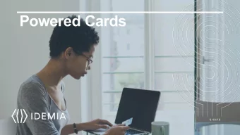 Powered Cards  6/18/18  A full set of cards to acquire new clients, increase revenue, innovate  C o