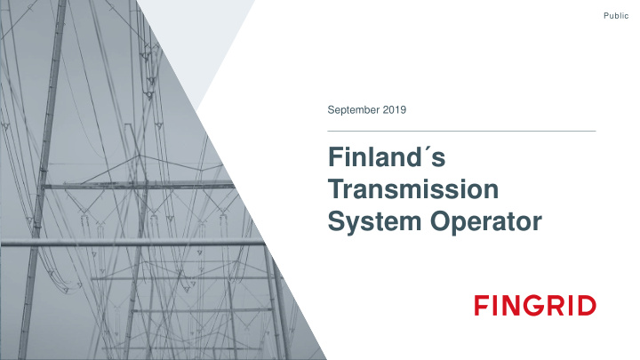 finland s transmission system operator disclaimer