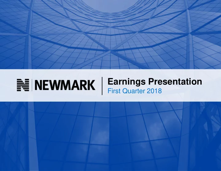 earnings presentation