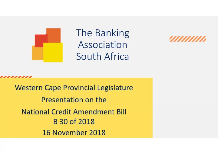 the banking association south africa