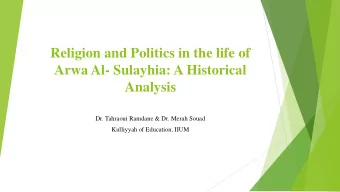 Analysis  Dr. Tahraoui Ramdane &amp; Dr. Merah Souad  Kulliyyah of Education, IIUM  Introduction