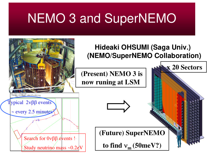 nemo 3 and supernemo