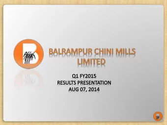 Title  Slide No  Performance Highlights  4 Managements Message  5  Company Highlights  6  Sector