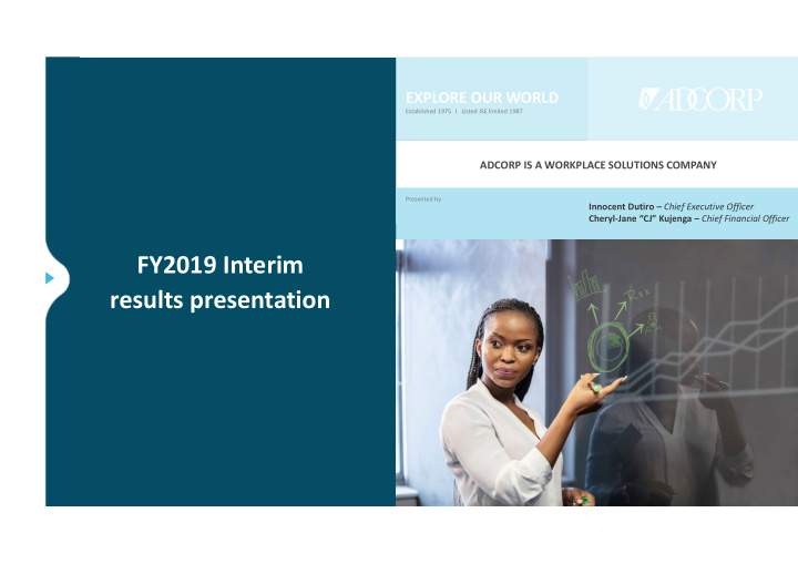 fy2019 interim results presentation