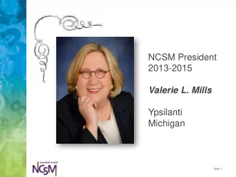 Michigan  Slide 1  National Council of Supervisors of  Mathematics  N - Network and collaborate