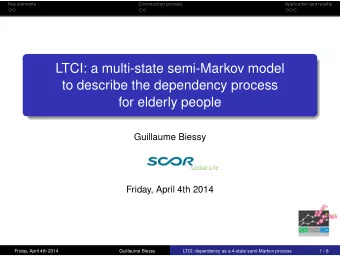 LTCI: a multi-state semi-Markov model  to describe the dependency process  for elderly people