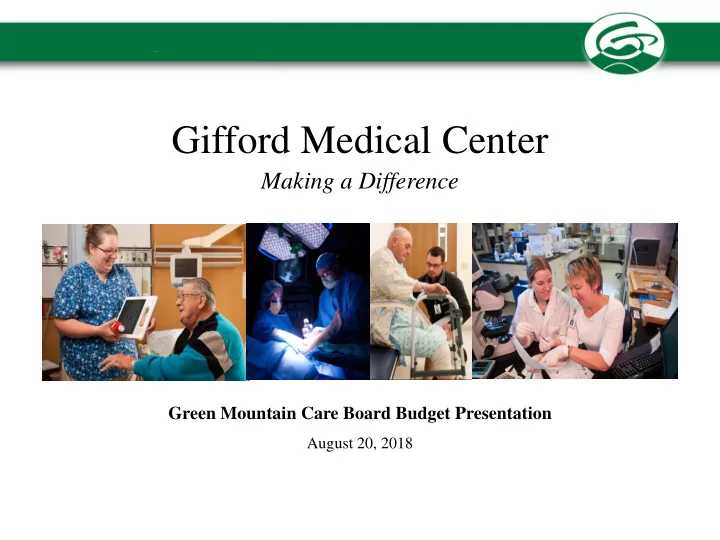 gifford medical center