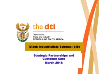 Blac  Black  k Ind  Indust  ustriali  rialists  sts Sc  Sche  heme (BIS  me (BIS)  Str  Strate