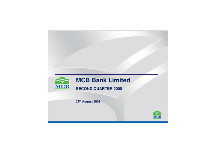 mcb bank limited