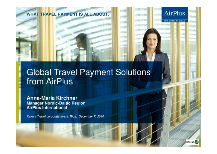 global travel payment solutions from airplus