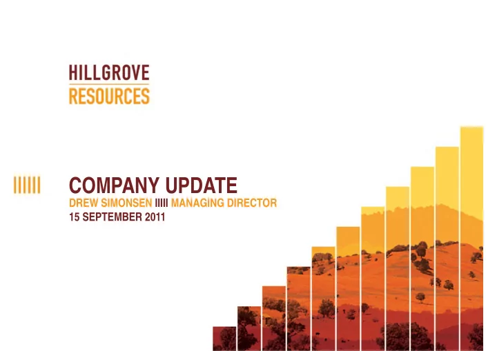 company update