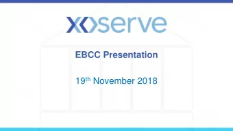 19 th November 2018  Agenda  1.  Introduction and Status Review  2.  Operational Update  3.  6