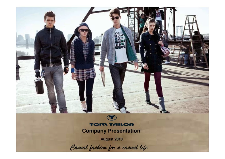 casual fashion for a casual life disclaimer