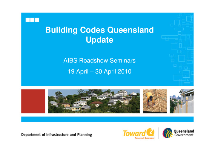 building codes queensland update