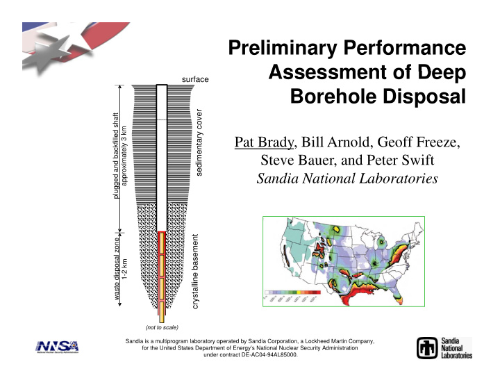 preliminary performance assessment of deep assessment of