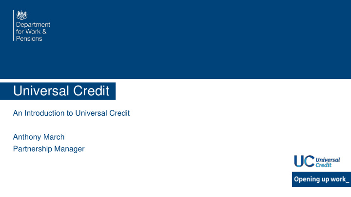 universal credit