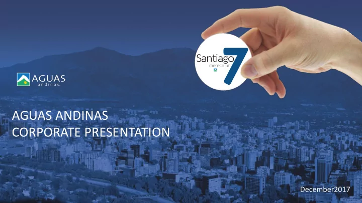 aguas andinas corporate presentation