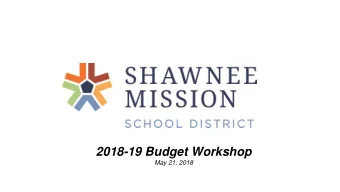 2018-19 Budget Workshop  May 21, 2018  2018-19 Summary of Fund Types  Federal  $11,105,298  Capital