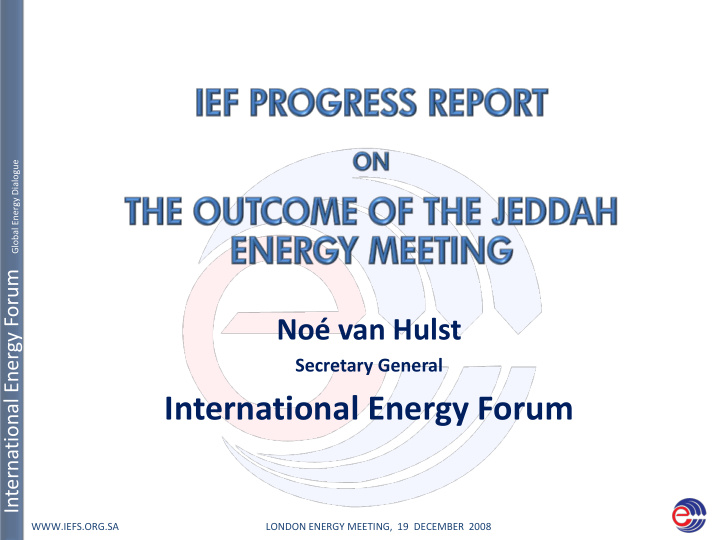international energy forum