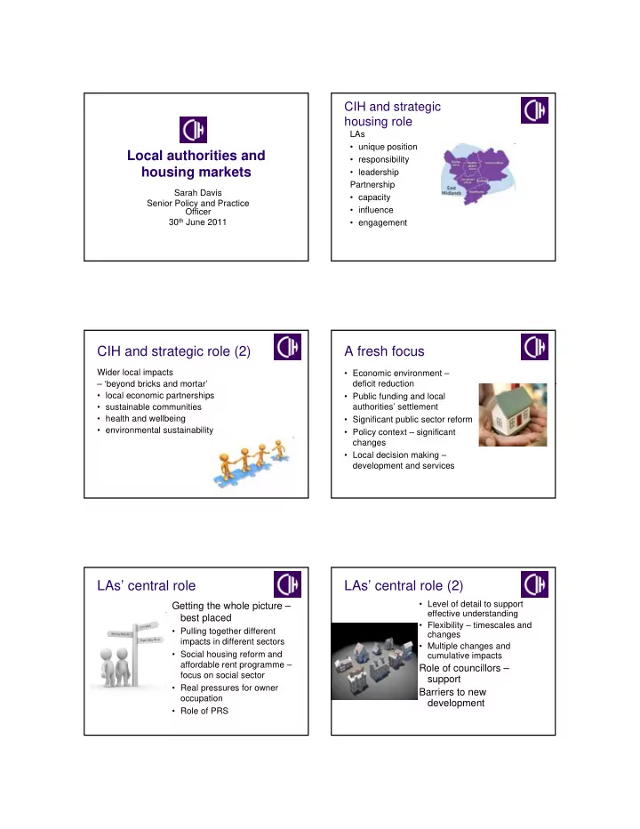 local authorities and