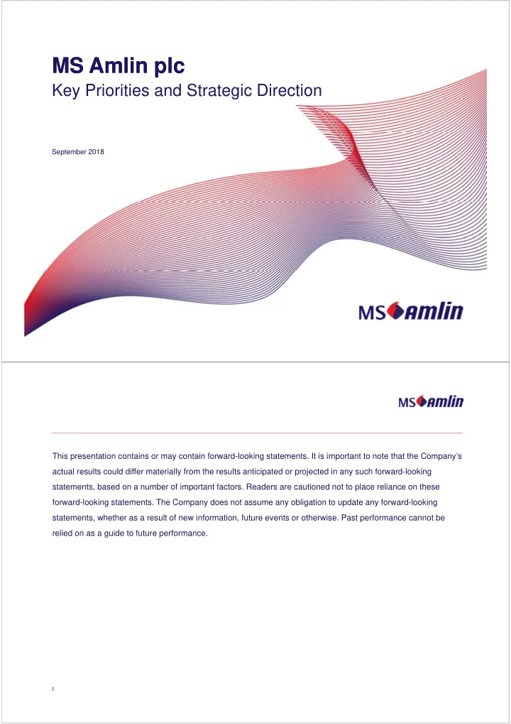 ms amlin plc ms amlin plc