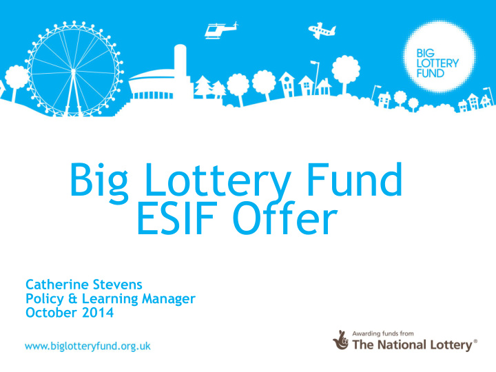 big lottery fund