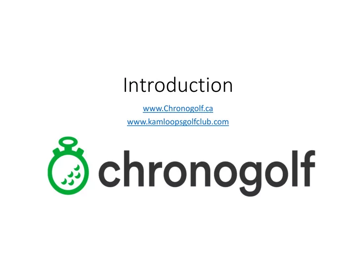 introduction