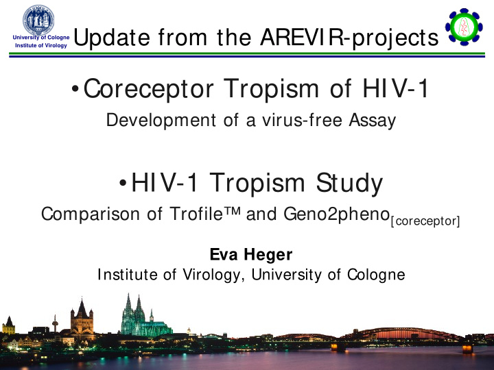 coreceptor tropism of hiv 1