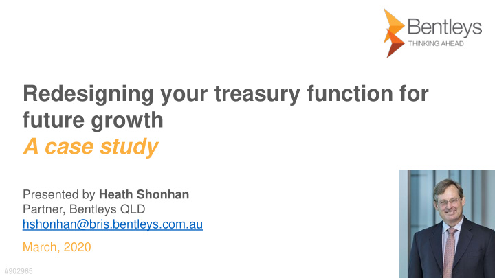 redesigning your treasury function for