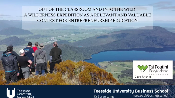 out of the classroom and into the wild a wilderness