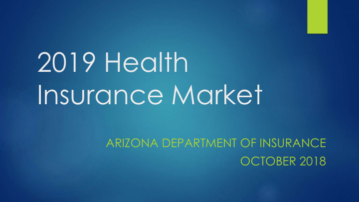 insurance market