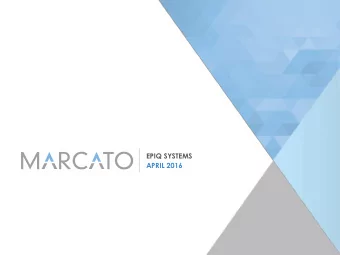 EPIQ SYSTEMS  APRIL 2016  DISCLAIMER The views expressed in this presentation represent the