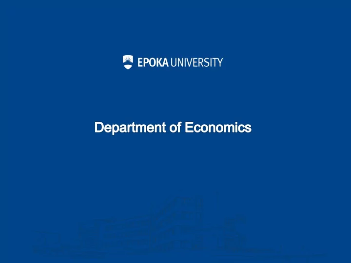 start building your future with what is economics