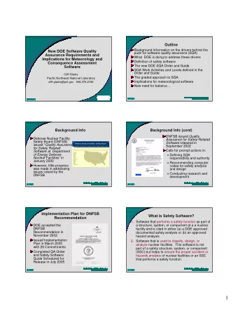 1  What is Safety Software? (cont)  What is Safety Software? (cont)  What is Safety Software?
