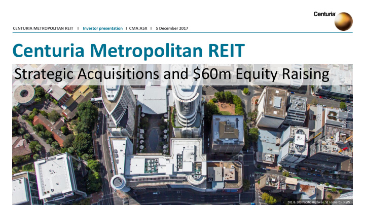 centuria metropolitan reit