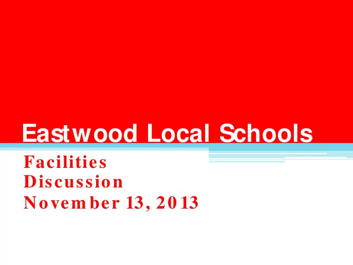 eastwood local schools