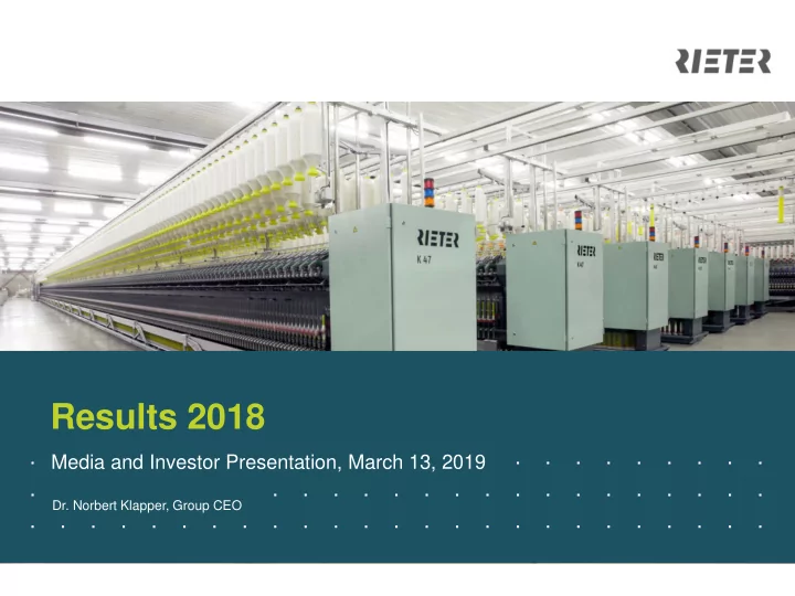 results 2018