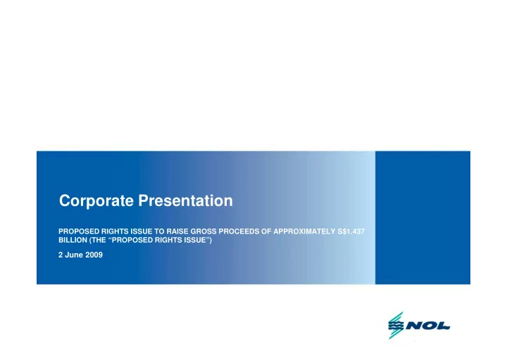 corporate presentation