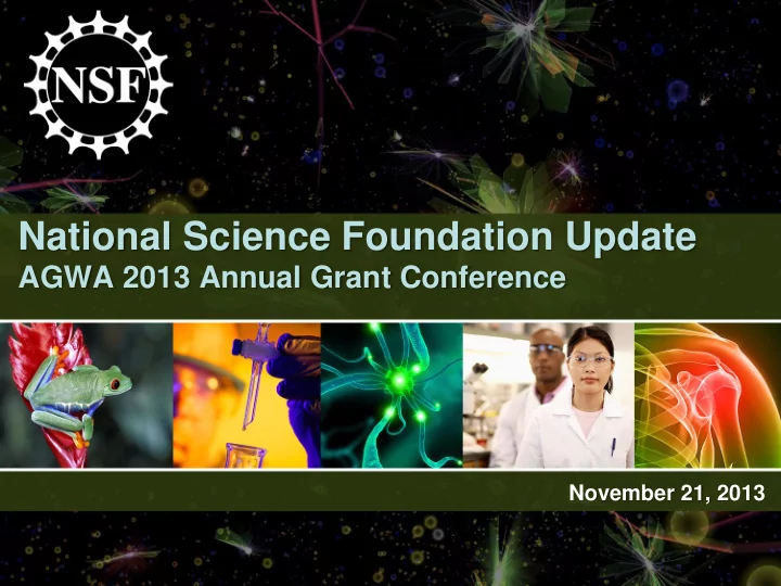national science foundation update