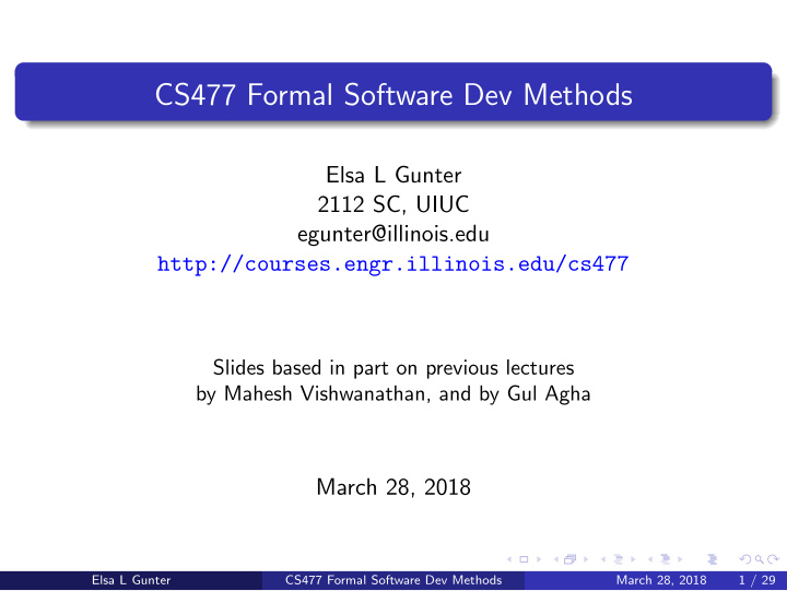cs477 formal software dev methods