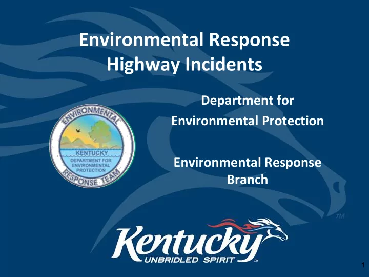 environmental response