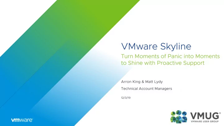 vmware skyline