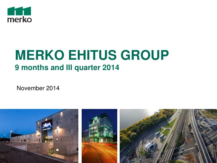 merko ehitus group