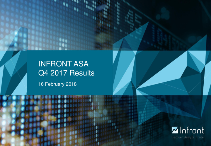 infront asa q4 2017 results