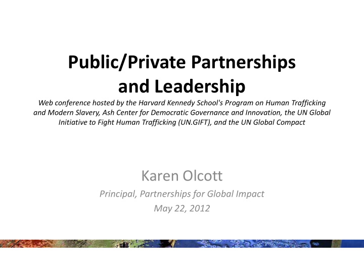public private partnerships and leadership