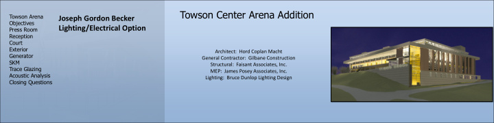 towson center arena addition