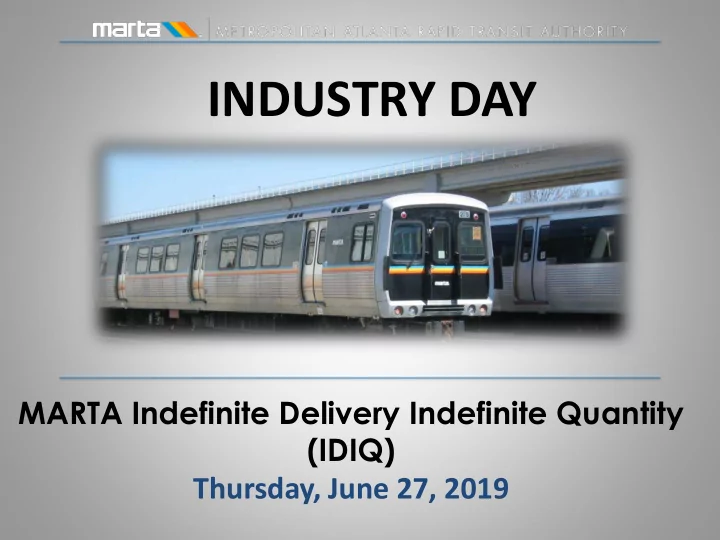 industry day