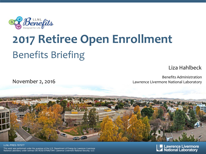 2017 retiree open enrollment
